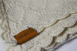 Knitted Baby Blanket | 100% Baby Alpaca | Undyed & Biodegradable (2.0)