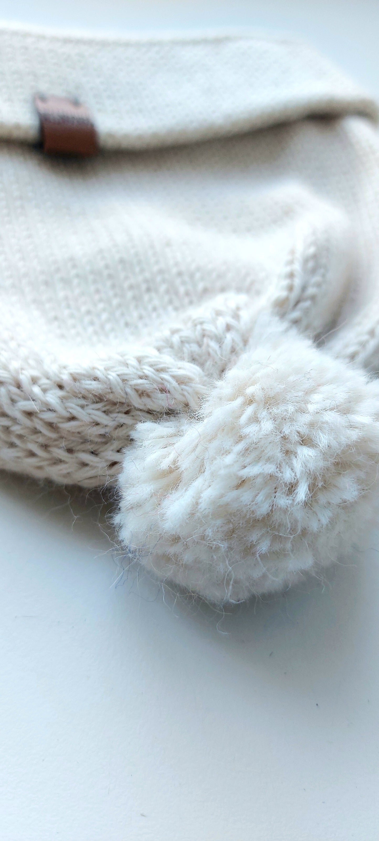 Baby Hat | 100% Baby Alpaca Wool | 3-6 Months | Baby Pastel