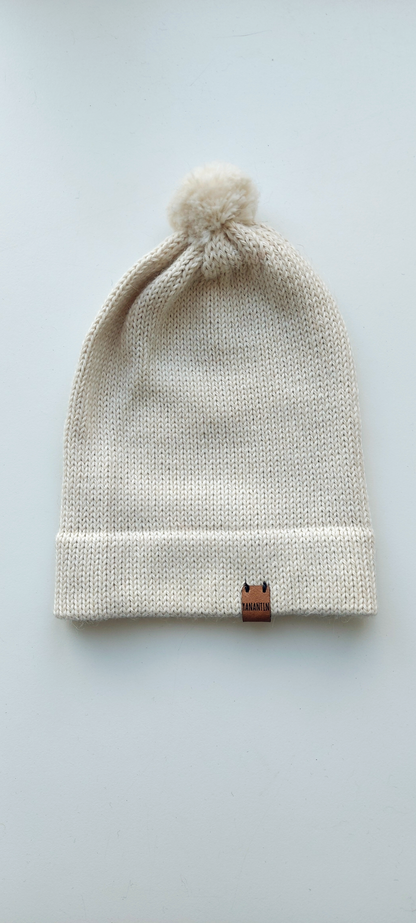 Baby Hat | 100% Baby Alpaca Wool | 3-6 Months | Baby Pastel