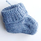 Baby Socks | 100% Baby Alpaca Wool | 3-6 Months | Baby Sky