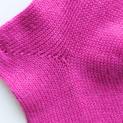 Knitted Socks | Funky Fuchsia | 100% Alpaca Wool | Sustainable and Ethically Made