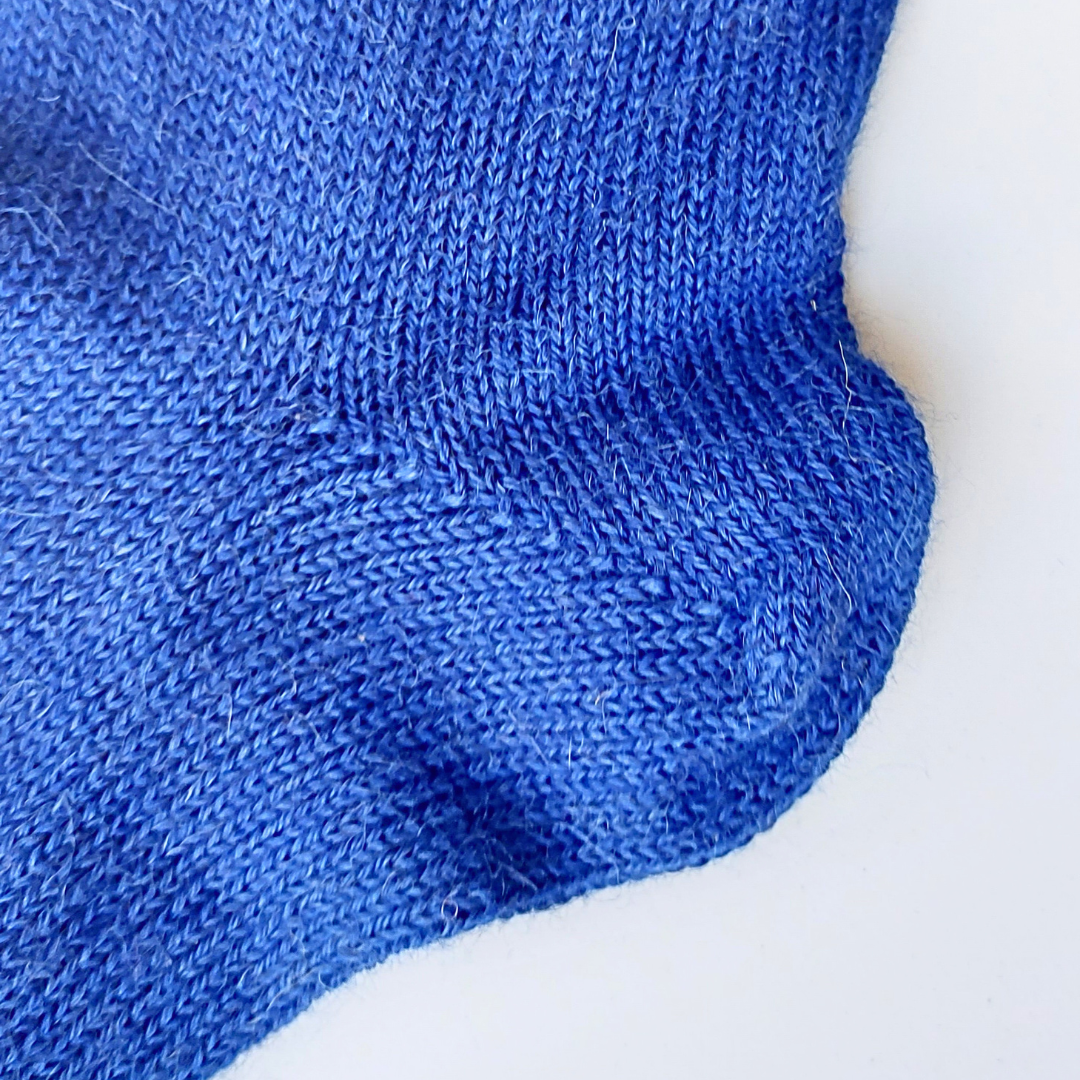 Knitted Socks | Navy Blue | 100% Alpaca Wool | Sustainable and Ethically Made