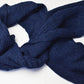 Extra Large Scarf | Navy Blue | Baby Alpaca & Merino Wool Blend | Loosely Knitted