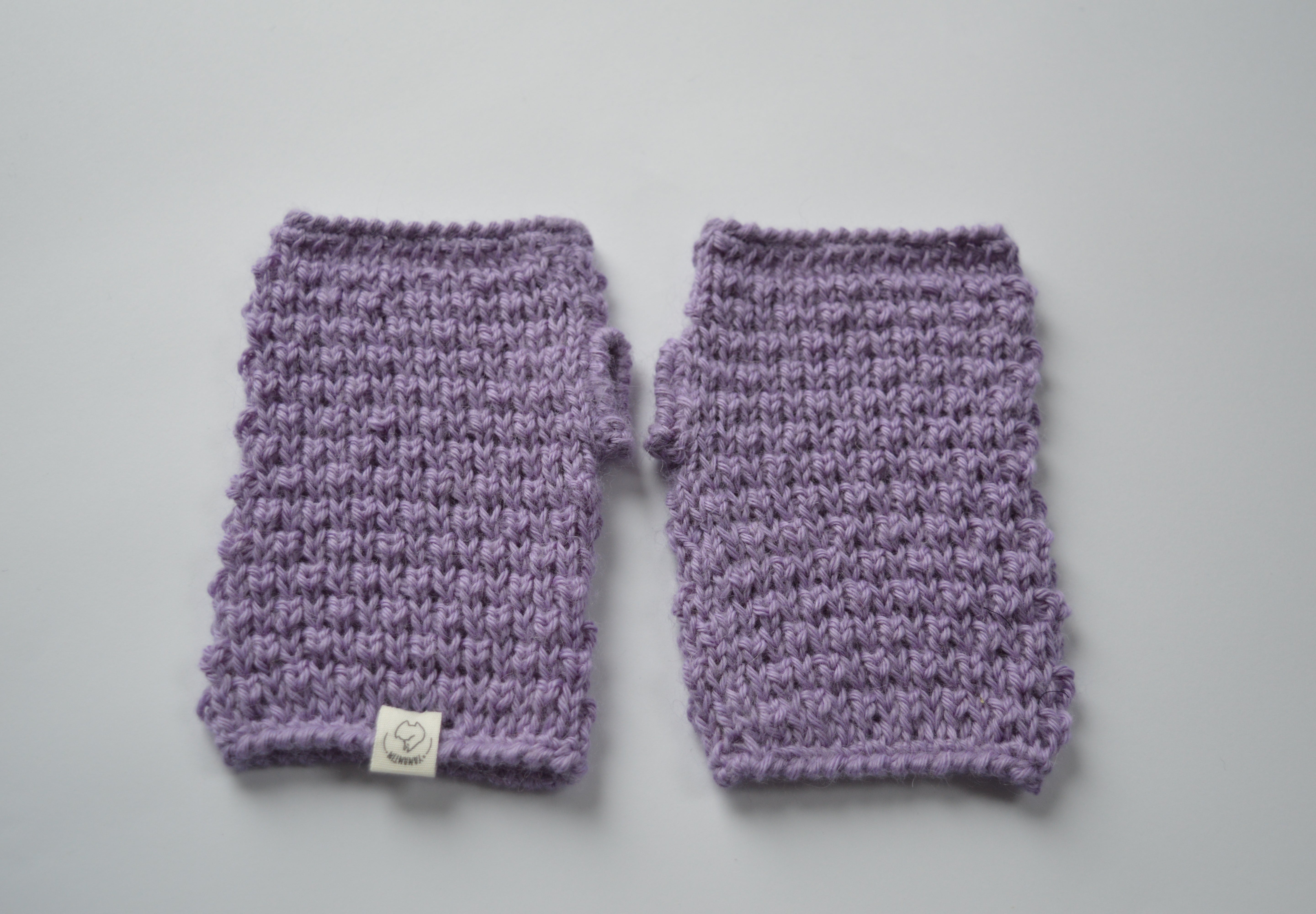 Fingerless Mittens | 100% Baby Alpaca | Fine-Knit Look