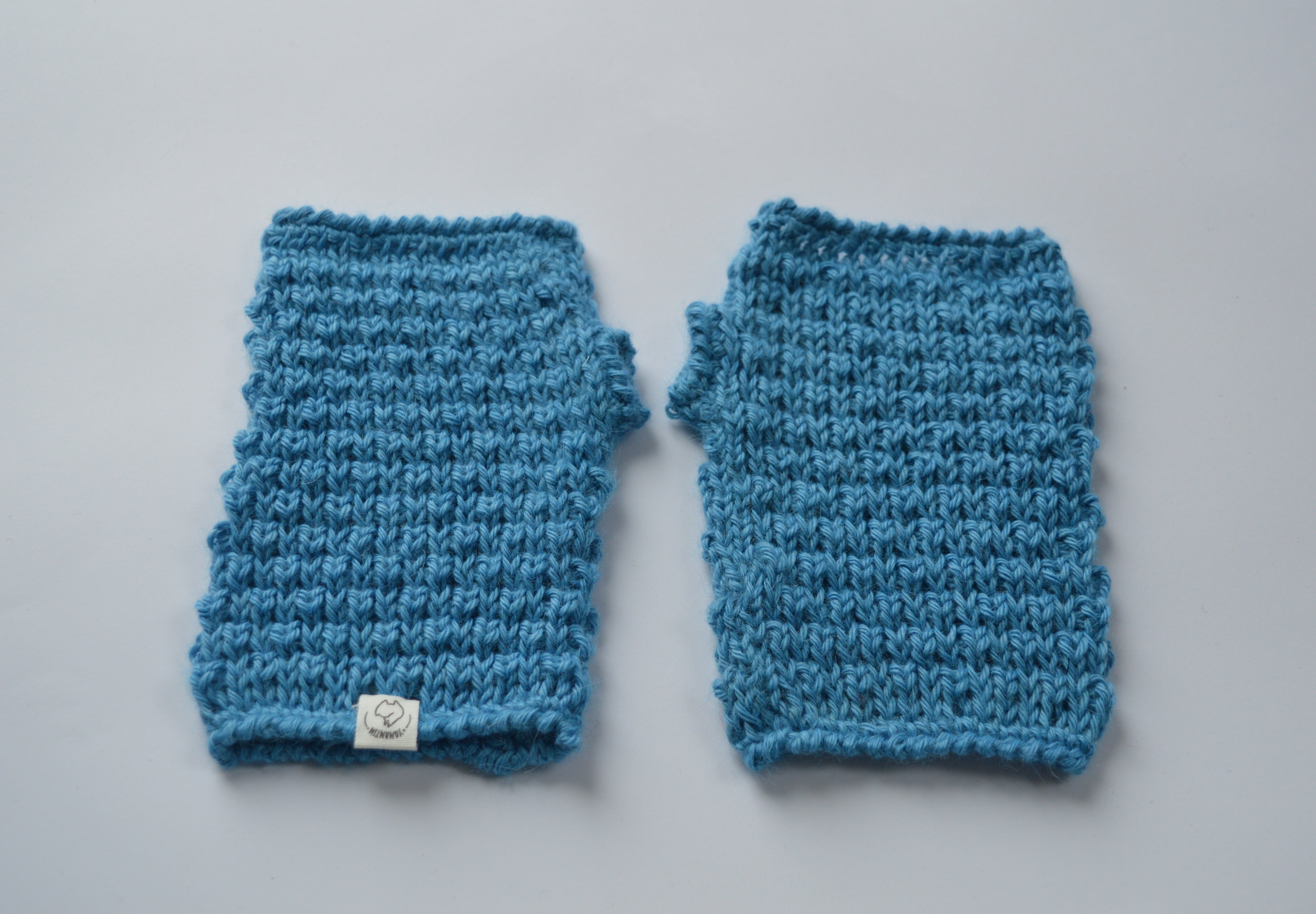 Fingerless Mittens | 100% Baby Alpaca | Fine-Knit Look