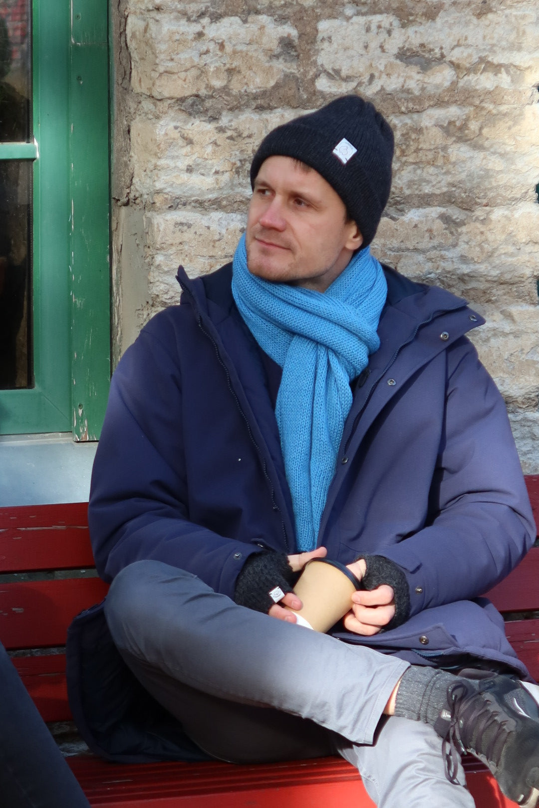 Knitted Scarf | 100% Baby Alpaca | Extra Large