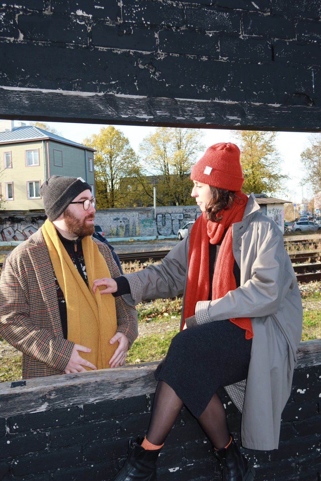 Knitted Scarf | 100% Baby Alpaca | Extra Large