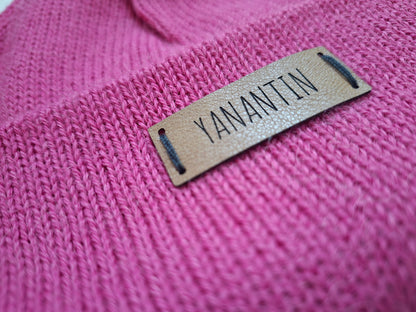 Knitted Hat for Kids | Fuchsia Fiesta | 100% Alpaca Wool