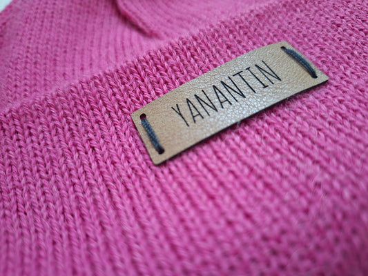 Knitted Hat for Kids | Fuchsia Fiesta | 100% Alpaca Wool