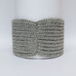 Knitted Headband | Silvery Grey | 100% Alpaca Wool