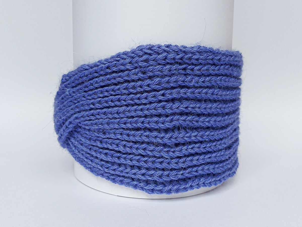 Knitted Headband | Lavender Fields | 100% Alpaca Wool