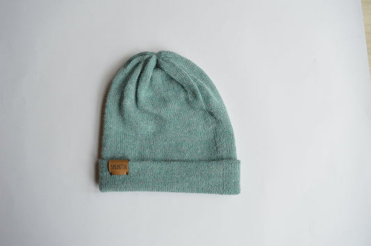 Knitted Hat | Spring Breeze Blue | 100% Alpaca Wool