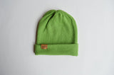 Knitted Hat | Grasshopper Green | 100% Alpaca Wool