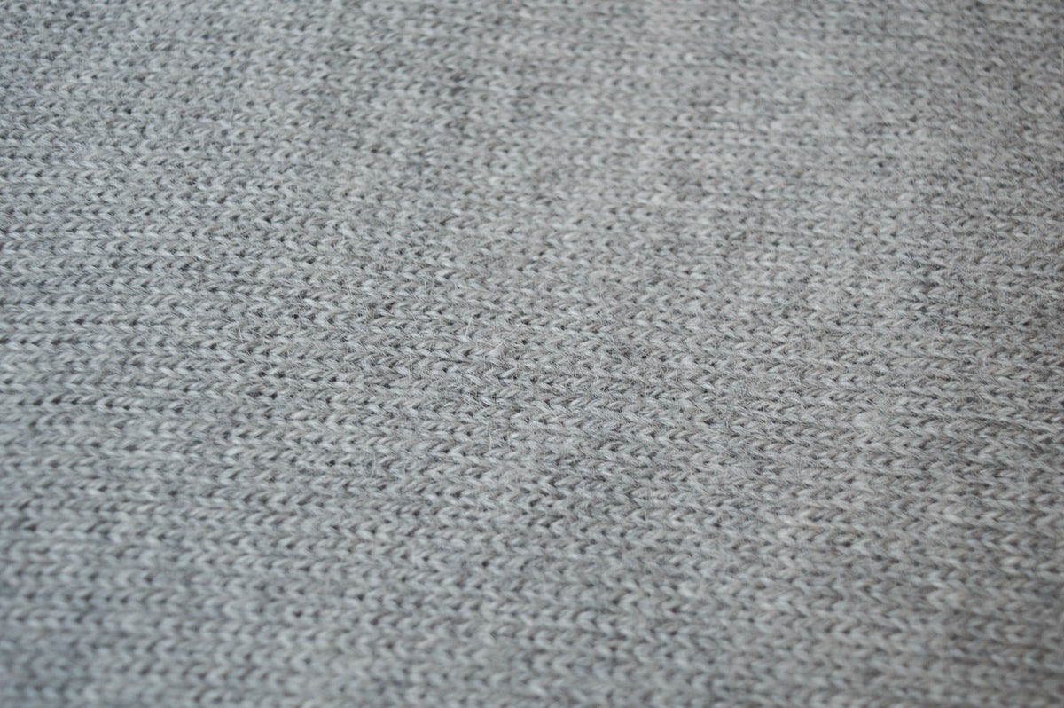 Extra, EXTRA Large Knitted Scarf | Silvery Grey | 100% Alpaca Wool