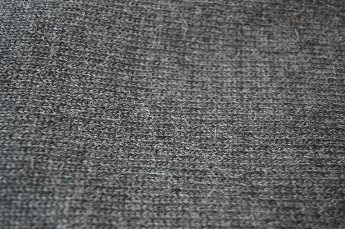 Extra Large Knitted Scarf | Stormy Night Grey | 100% Alpaca Wool