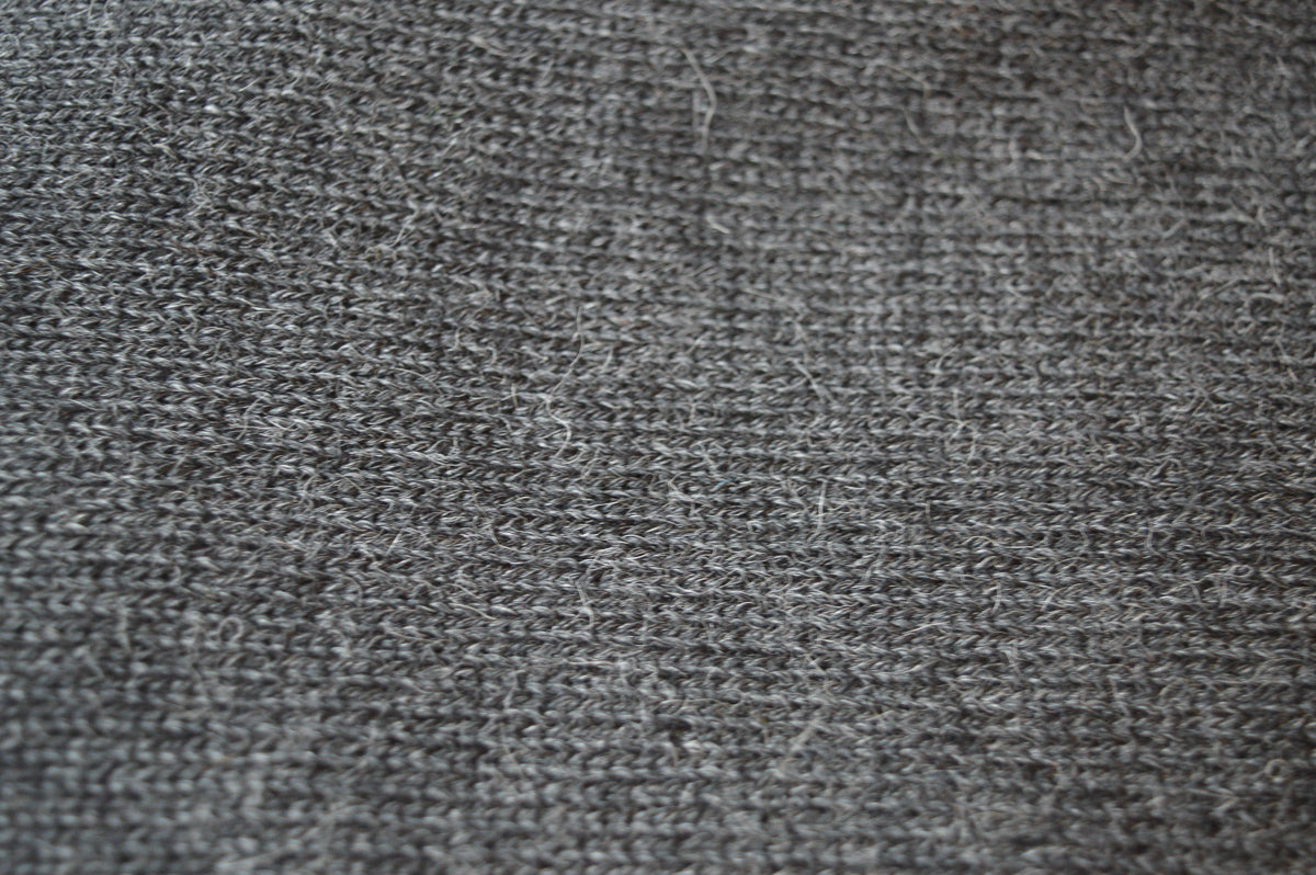 Knitted Scarf | Stormy Night Grey | 100% Alpaca Wool