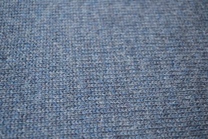 Extra Large Knitted Scarf | Steel Blue | 100% Alpaca Wool