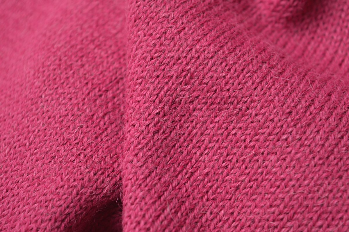 Knitted Scarf | Funky Fuchsia | 100% Alpaca Wool