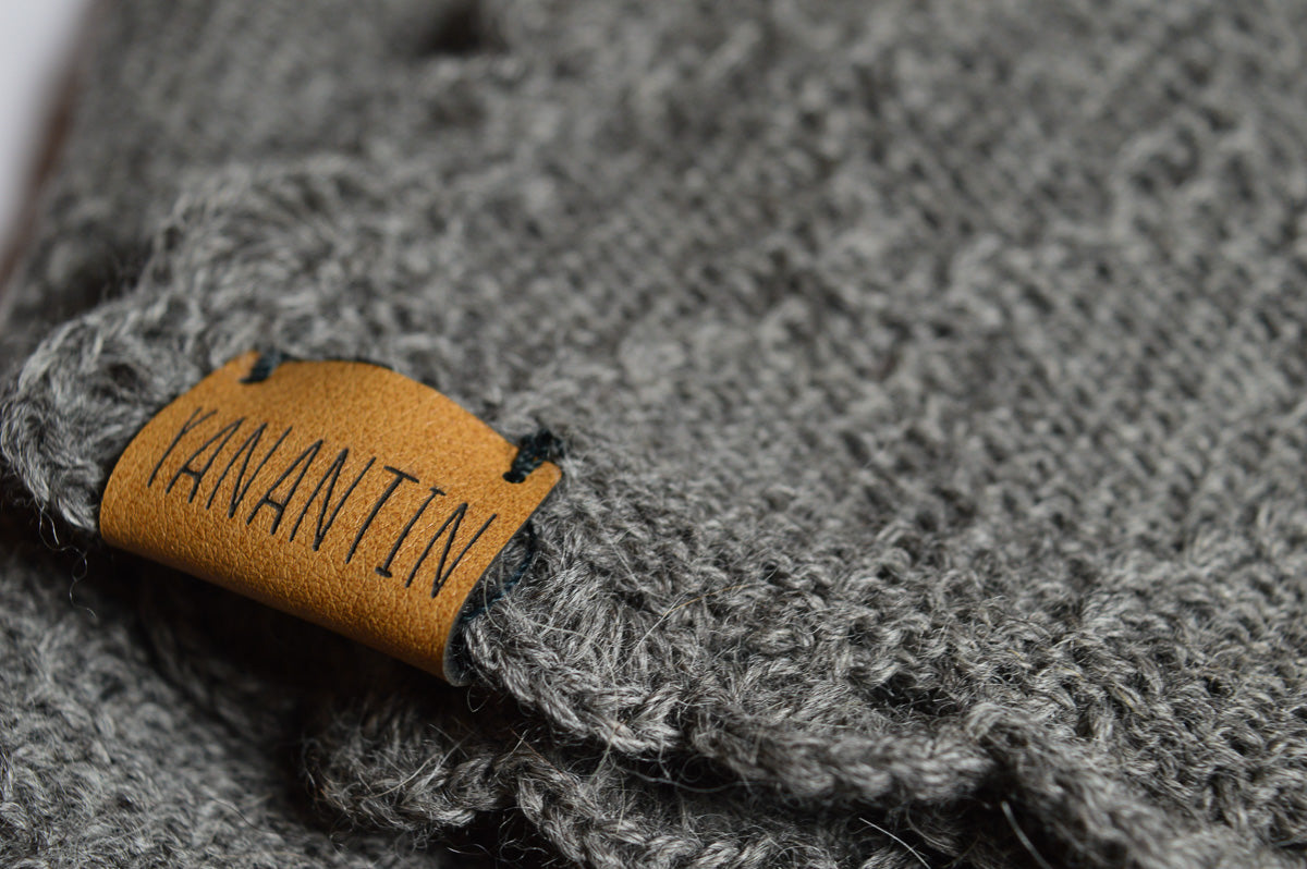 Knitted Baby Blanket | 100% Baby Alpaca | Undyed & Biodegradable (2.0)