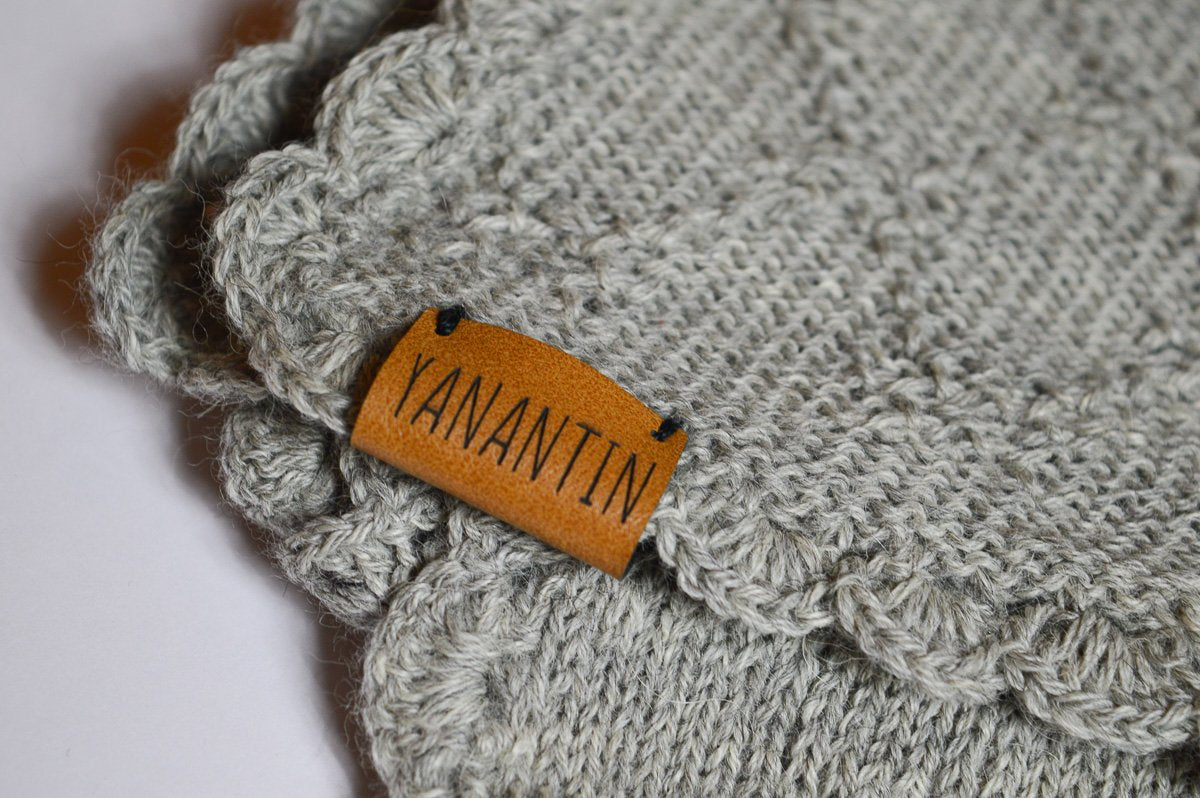 Knitted Baby Blanket | 100% Baby Alpaca | Undyed & Biodegradable (2.0)