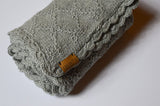 Knitted Baby Blanket | 100% Baby Alpaca | Undyed & Biodegradable (2.0)