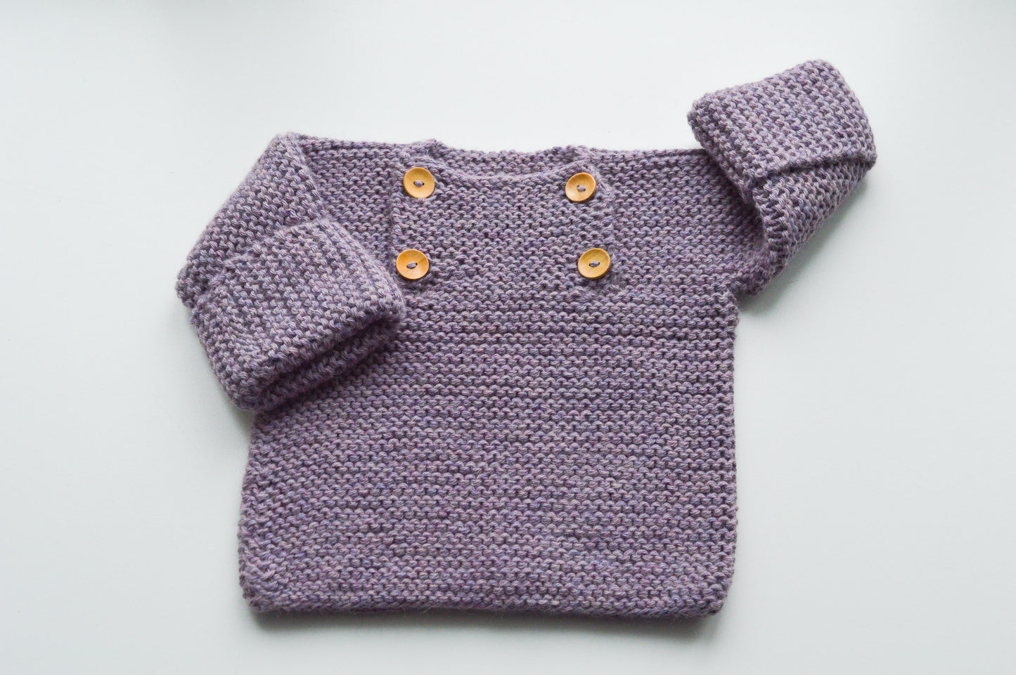 Baby Sweater | Baby Lila | 100% Baby Alpaca Wool | 6-12 Months