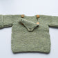 Baby Sweater | Baby Grass | 100% Baby Alpaca Wool | 6-12 Months