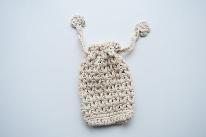 Soap Bag | Hand-Crocheted | 100% Organic Cotton