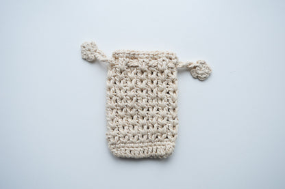 Soap Bag | Hand-Crocheted | 100% Organic Cotton