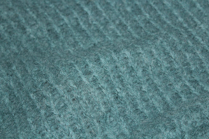 Chunky Scarf | Pine Green | Baby Alpaca & Merino Wool Blend | Loosely Knitted